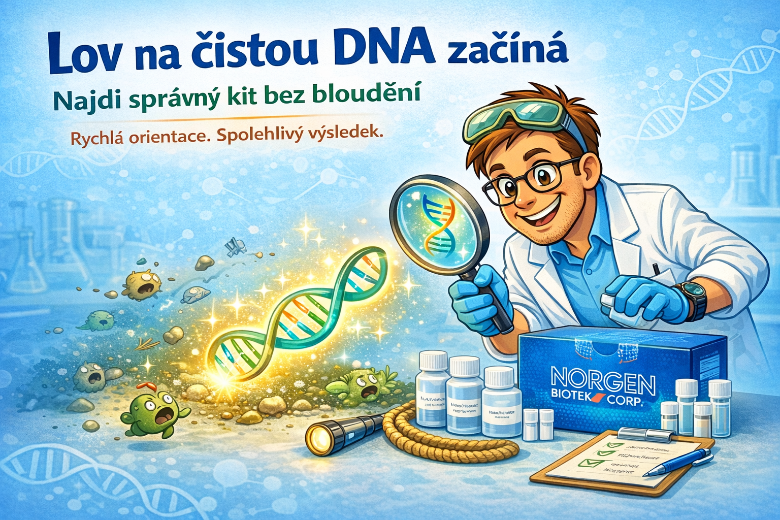 Výprava za čistou DNA