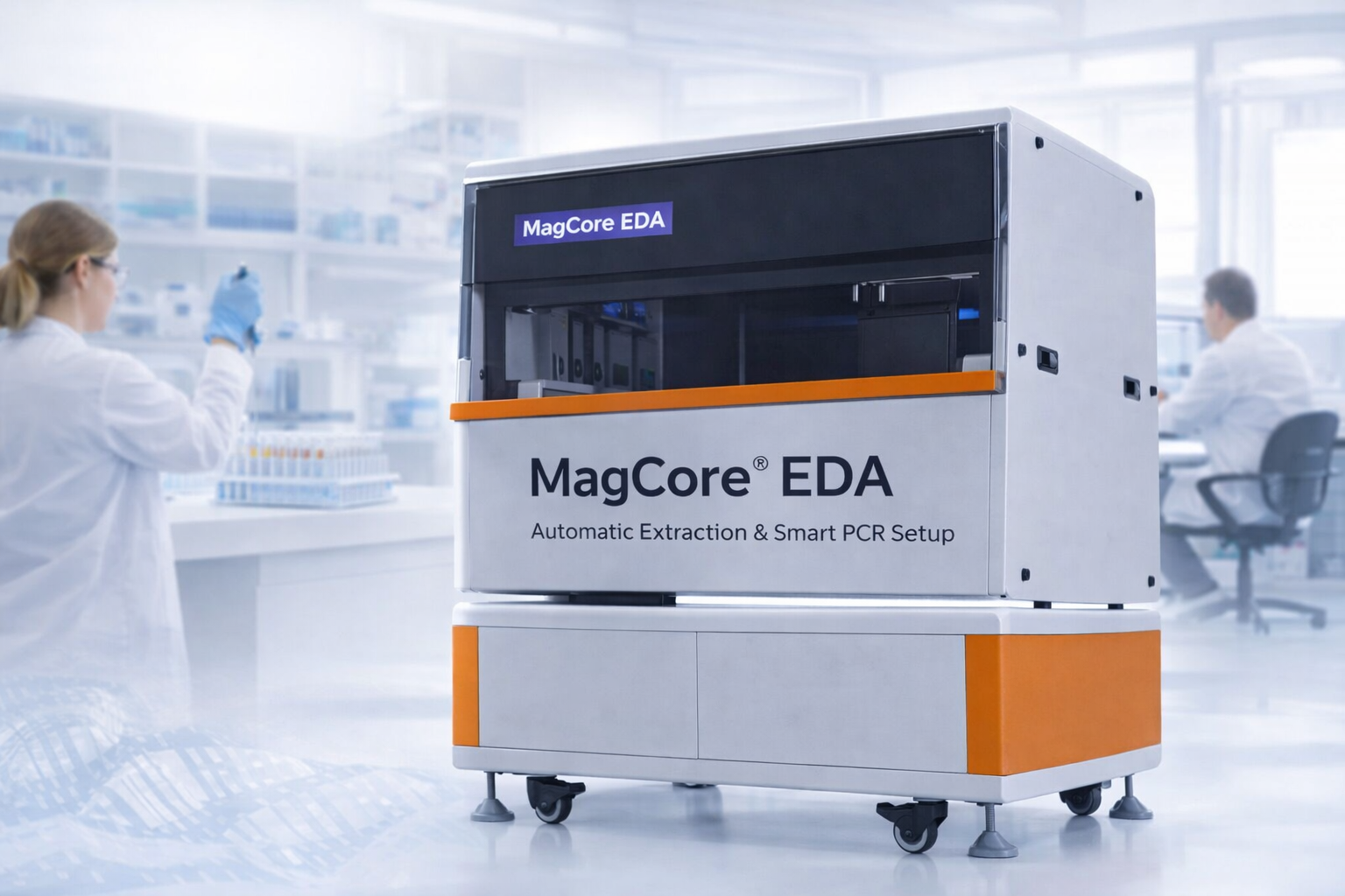MagCore® EDA Automatic Extraction and Smart PCR Setup 