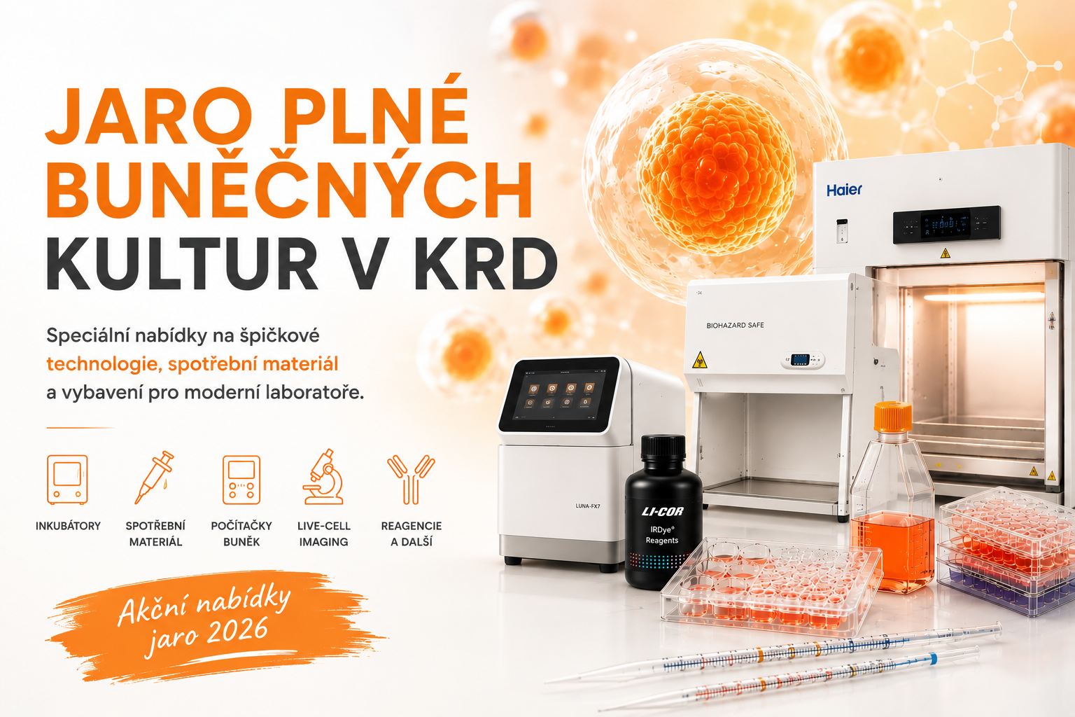 Jaro plné buněčných kultur v KRD
