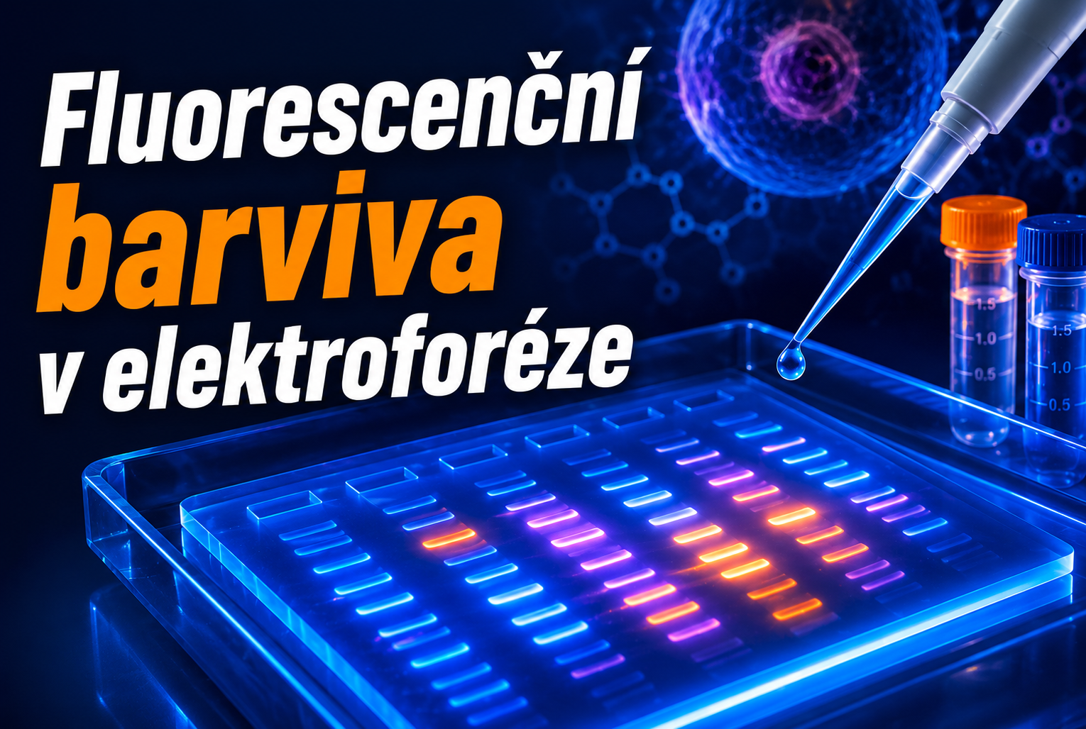Fluorescenční barviva v elektroforéze