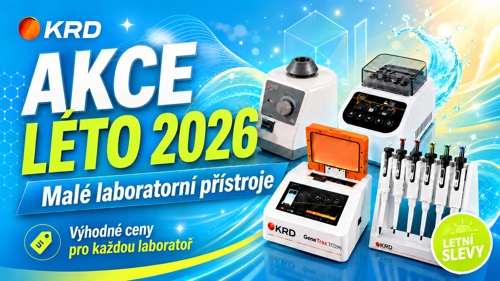 Letní akce 2026: Malé laboratorní přístroje za výhodné ceny