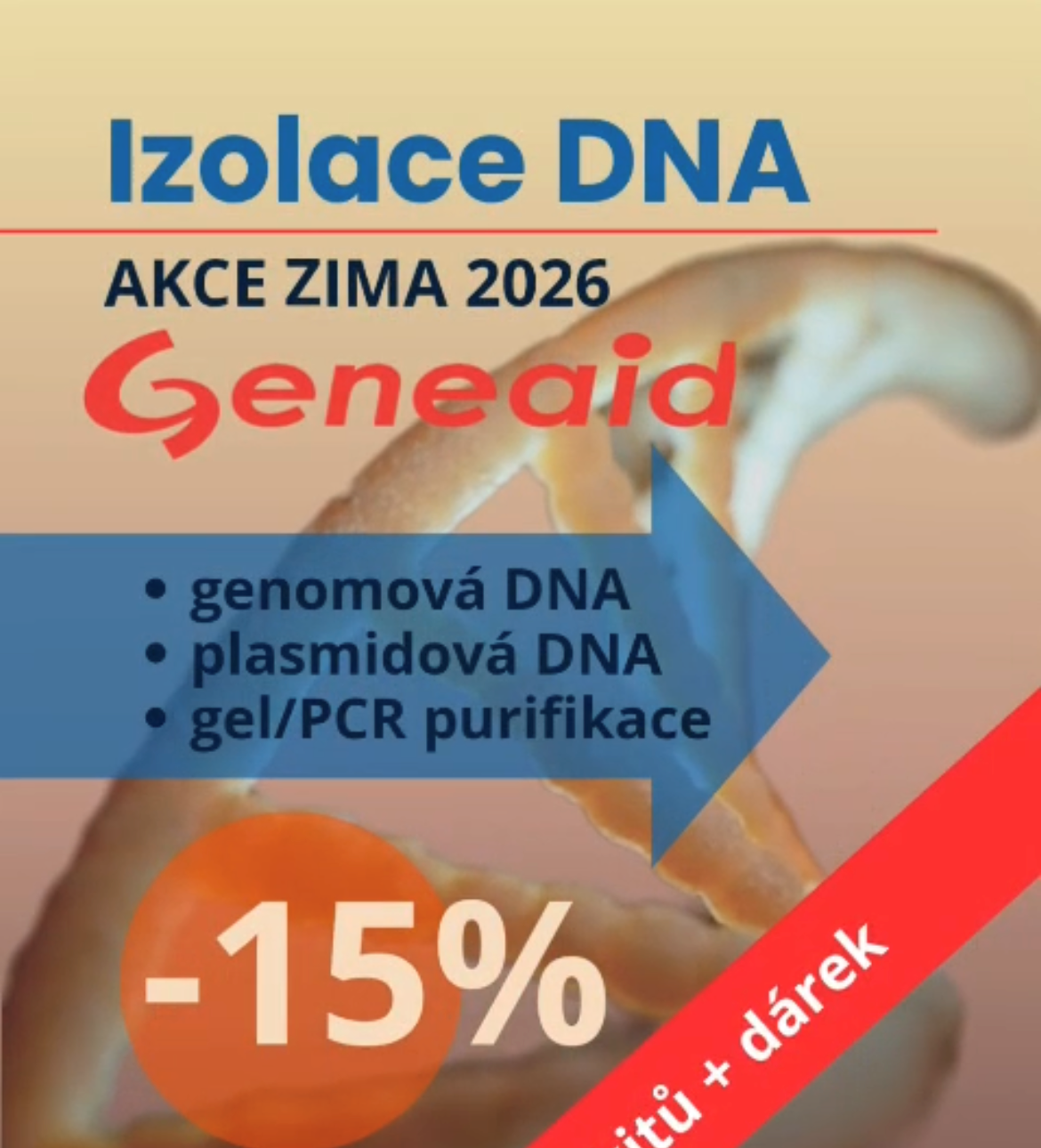 Geneaid zimní akce 2026