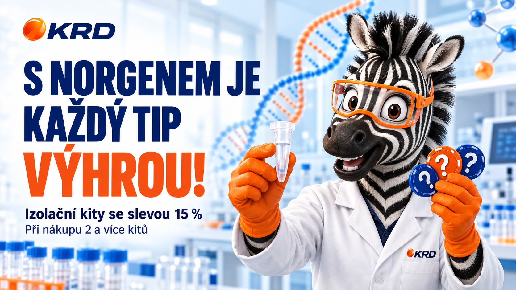 S Norgenem je každý tip výhrou: sleva na kity a dárek k nákupu