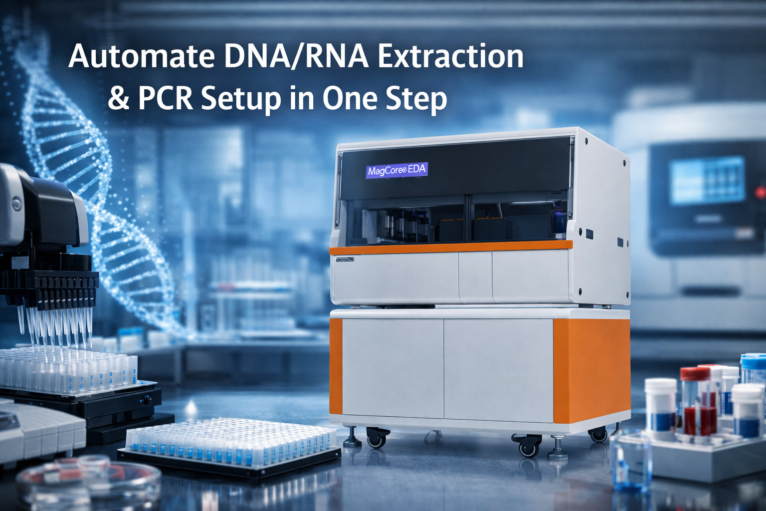 MagCore® EDA: rychlejší výsledky, méně chyb, více času pro vaši laboratoř