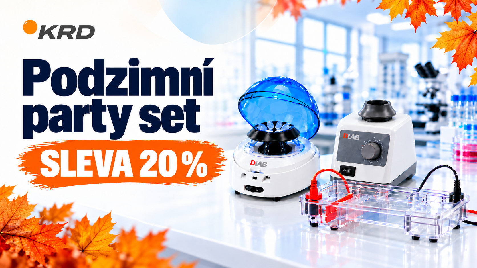 Podzimní party set: vybavte laboratoř se slevou 20 %
